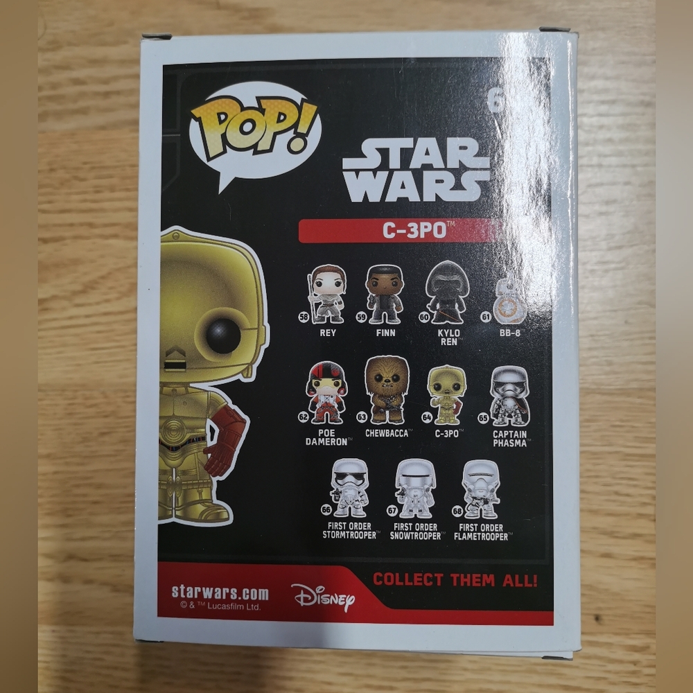 Funko Pop Star Wars C-390 Vinyl Bobble Head 64 - Picture 3 of 6